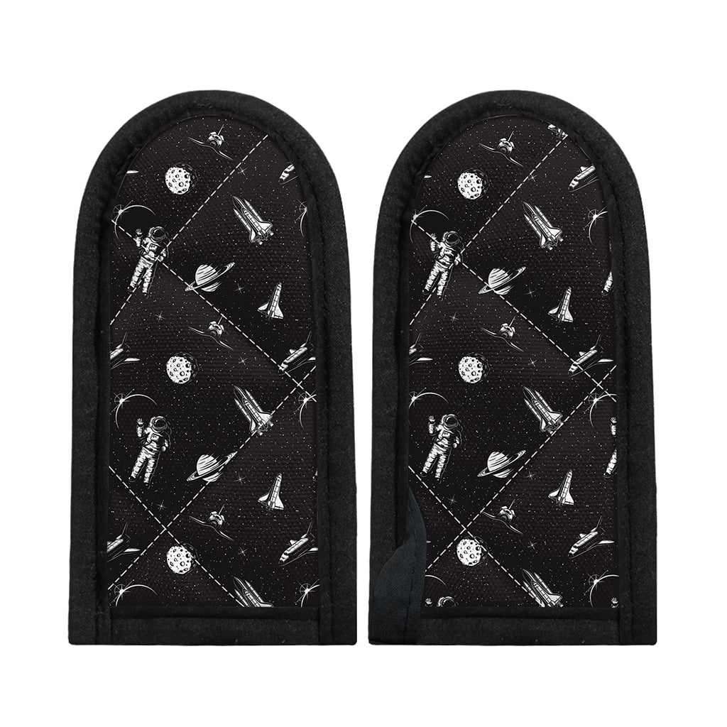 Astronaut In Space Pattern Print Skillet Handle Cover