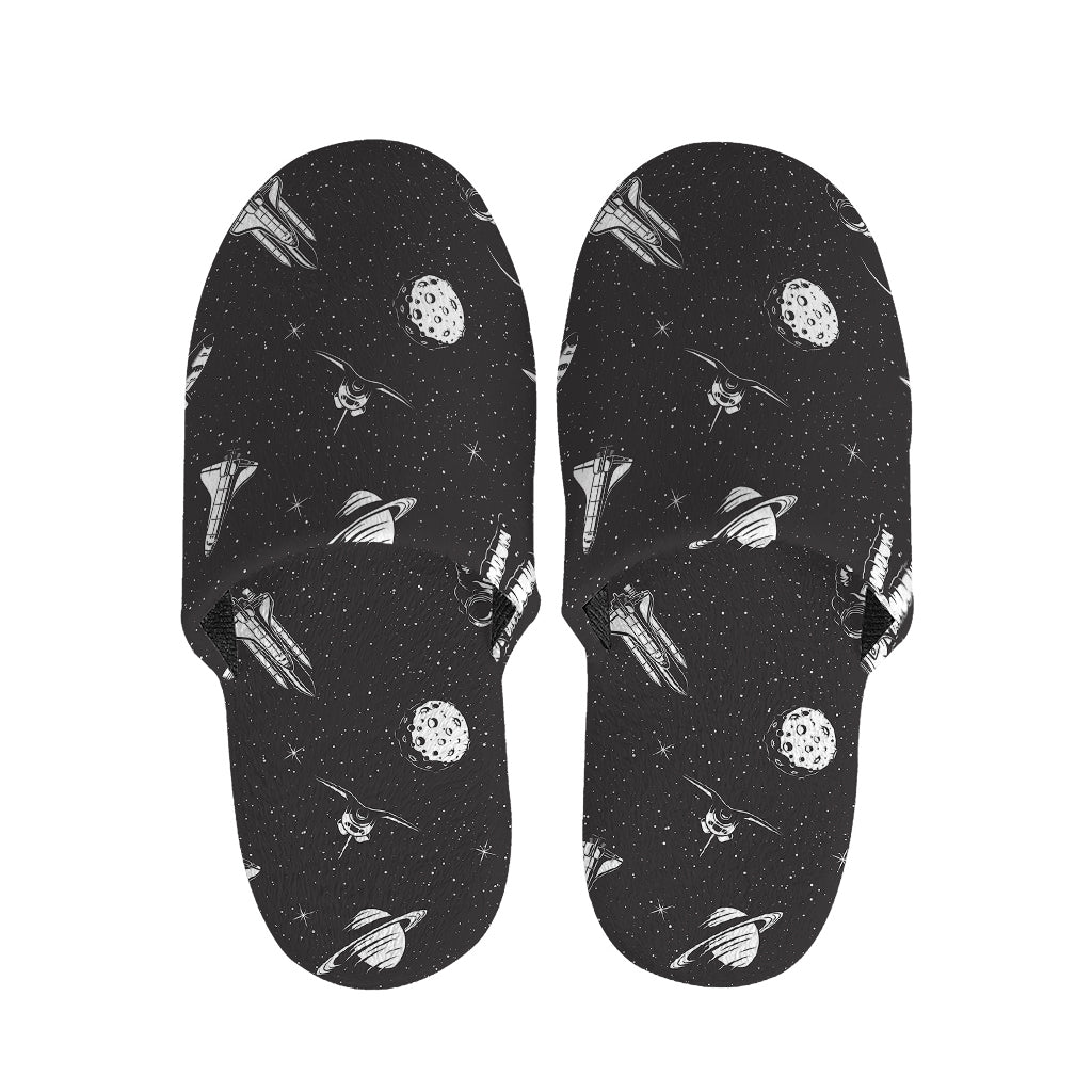 Astronaut In Space Pattern Print Slippers