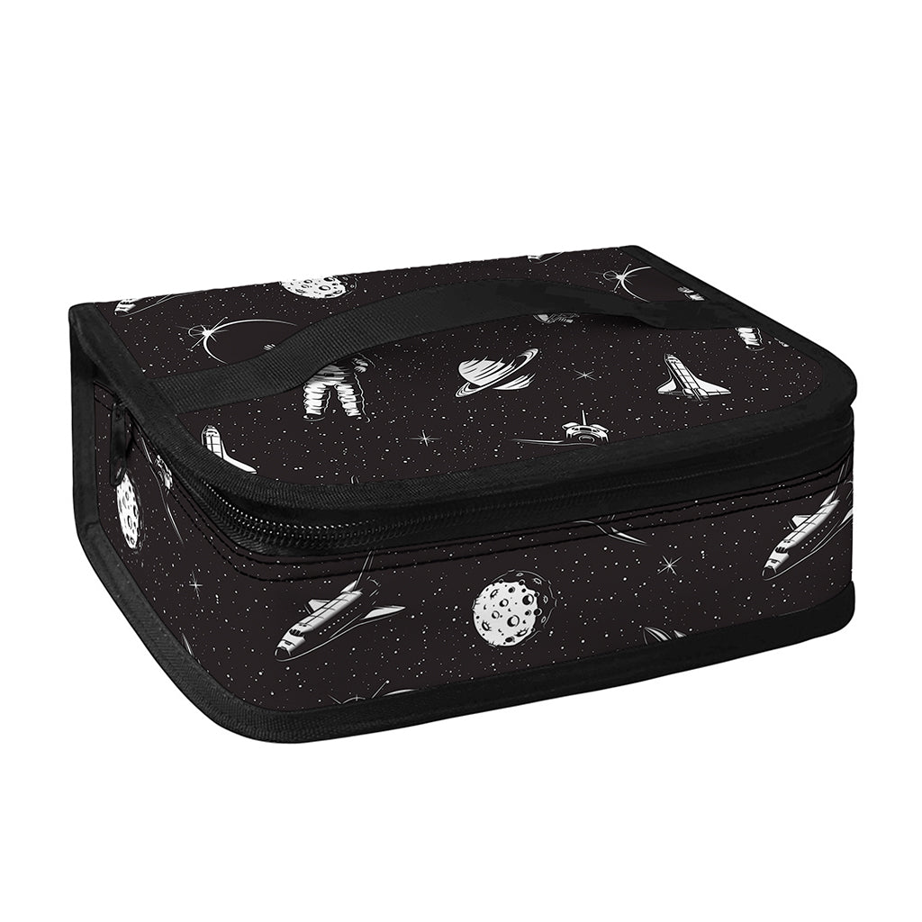 Astronaut In Space Pattern Print Small Lunch Bag