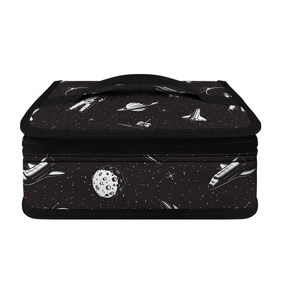 Astronaut In Space Pattern Print Small Lunch Bag