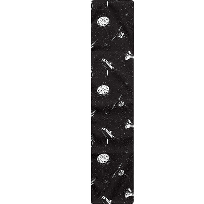 Astronaut In Space Pattern Print Table Runner