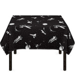Astronaut In Space Pattern Print Tablecloth