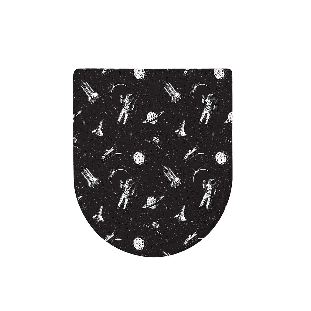 Astronaut In Space Pattern Print Toilet Lid Cover