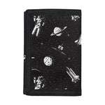 Astronaut In Space Pattern Print Trifold Wallet