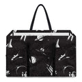 Astronaut In Space Pattern Print Utility Tote Bag