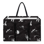 Astronaut In Space Pattern Print Utility Tote Bag