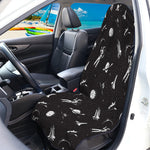 Astronaut In Space Pattern Print Waterproof Car Seat Cover