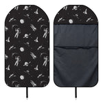 Astronaut In Space Pattern Print Waterproof Car Seat Cover