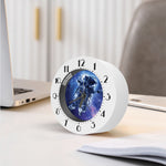 Astronaut On Space Mission Print Alarm Clock