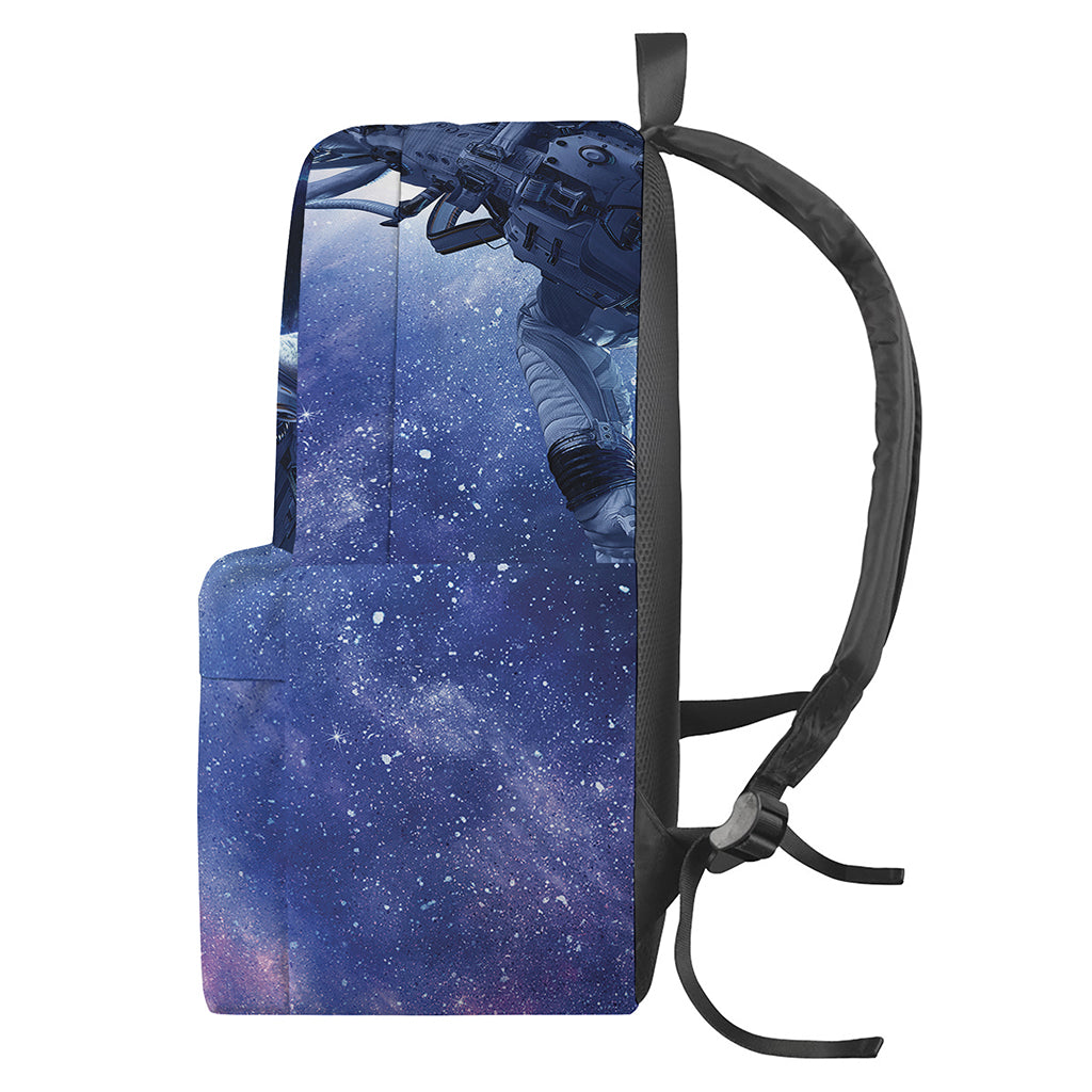 Astronaut On Space Mission Print Backpack