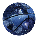 Astronaut On Space Mission Print Basketball