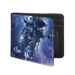 Astronaut On Space Mission Print Bifold Wallet