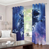 Astronaut On Space Mission Print Blackout Grommet Curtains