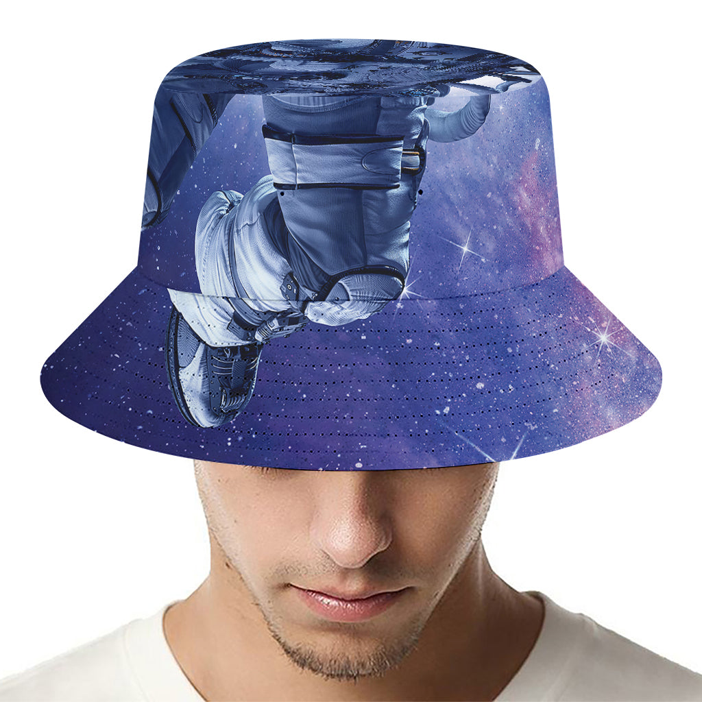 Astronaut On Space Mission Print Bucket Hat