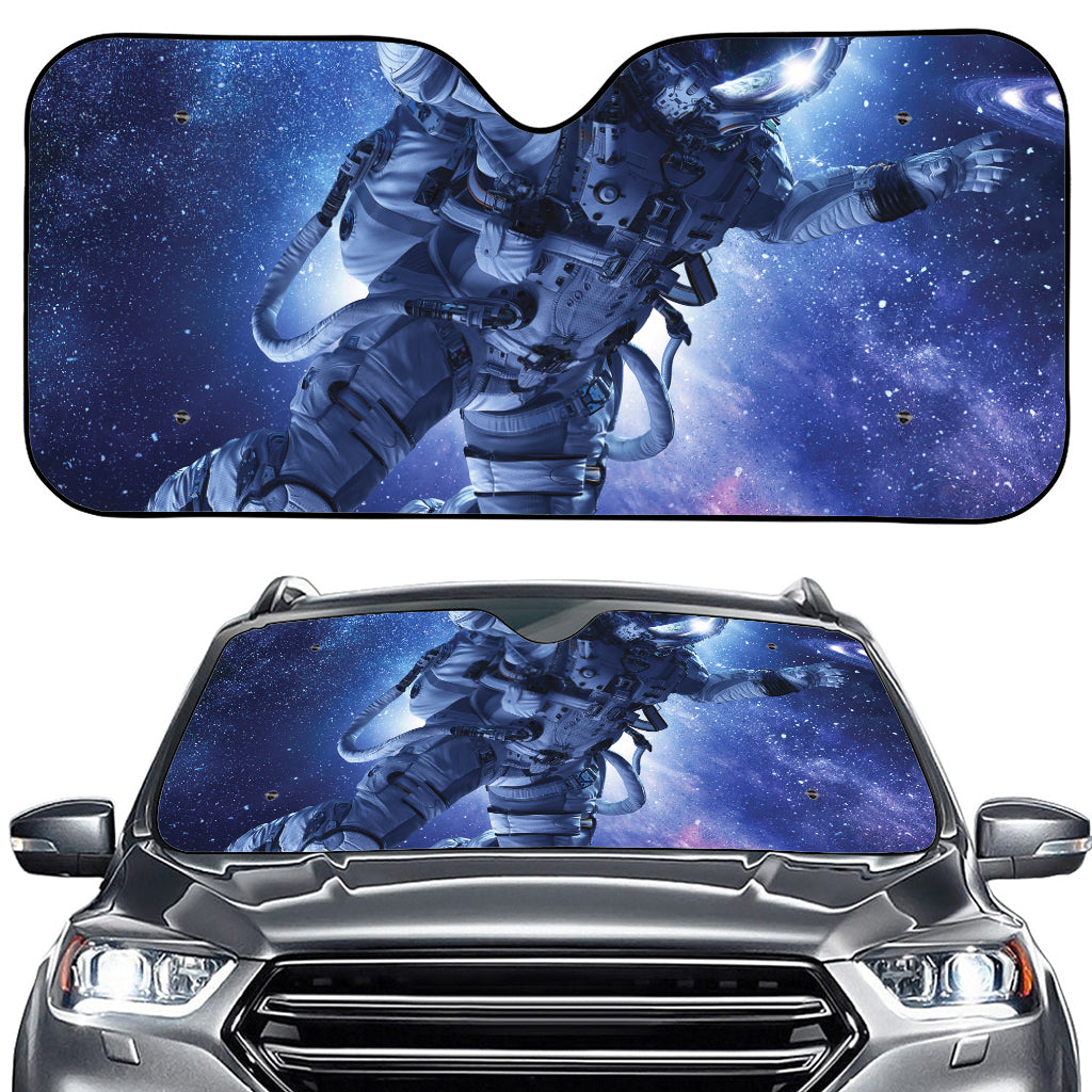 Astronaut On Space Mission Print Car Windshield Sun Shade