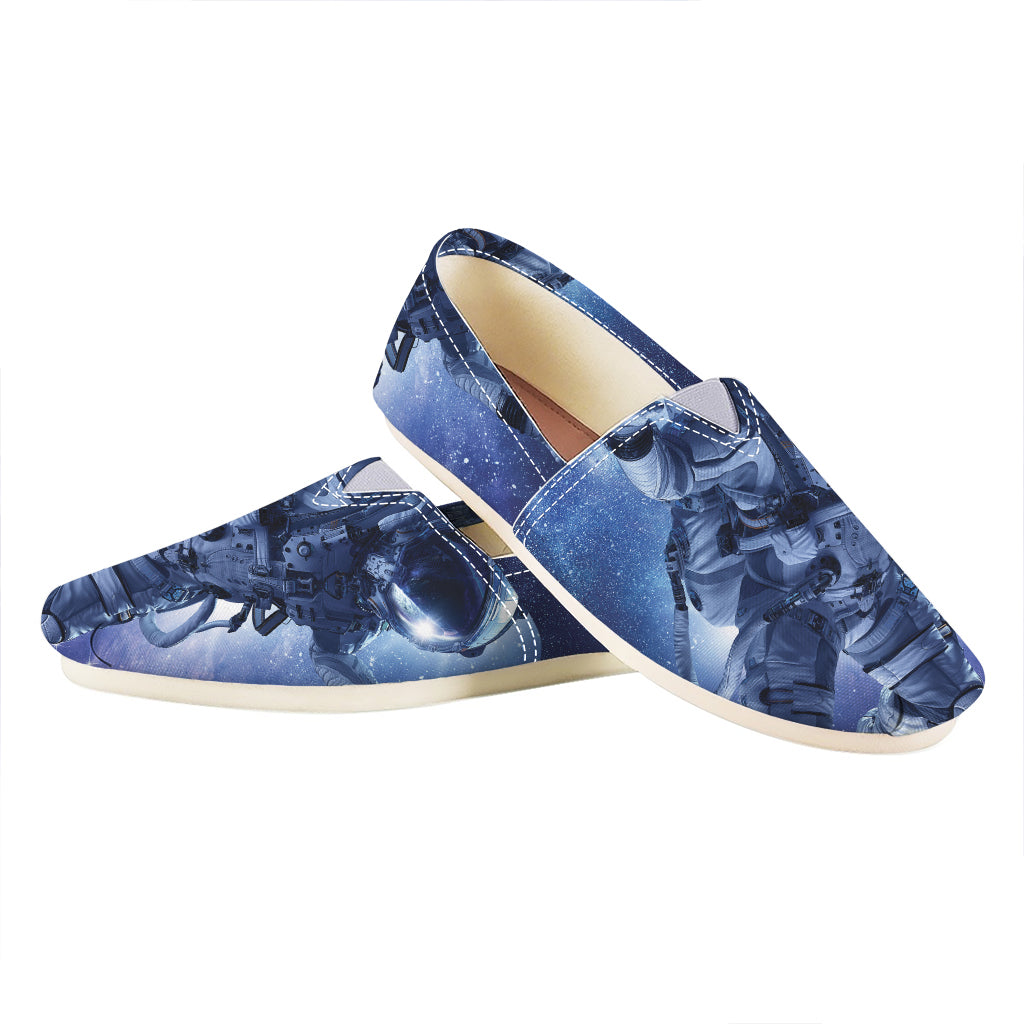 Astronaut On Space Mission Print Casual Shoes