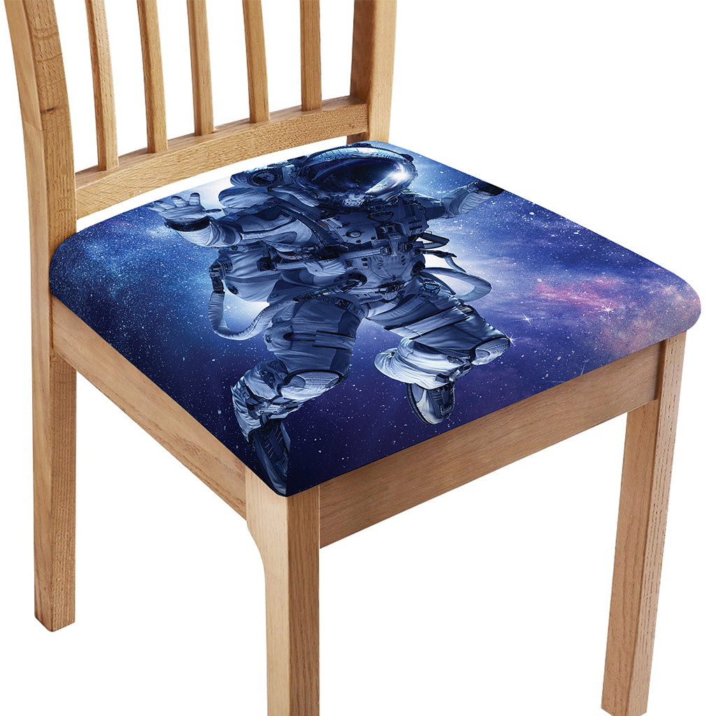 Astronaut On Space Mission Print Chair Cushion Cover
