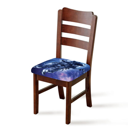 Astronaut On Space Mission Print Chair Cushion Cover