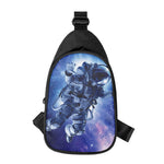 Astronaut On Space Mission Print Chest Bag