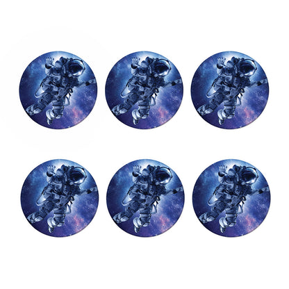 Astronaut On Space Mission Print Coaster Set