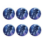 Astronaut On Space Mission Print Coaster Set
