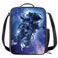 Astronaut On Space Mission Print Crossbody Lunch Bag