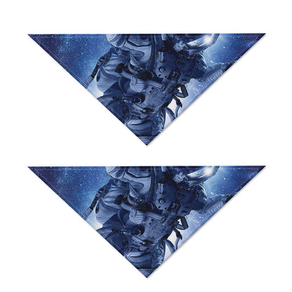 Astronaut On Space Mission Print Dog Bandana