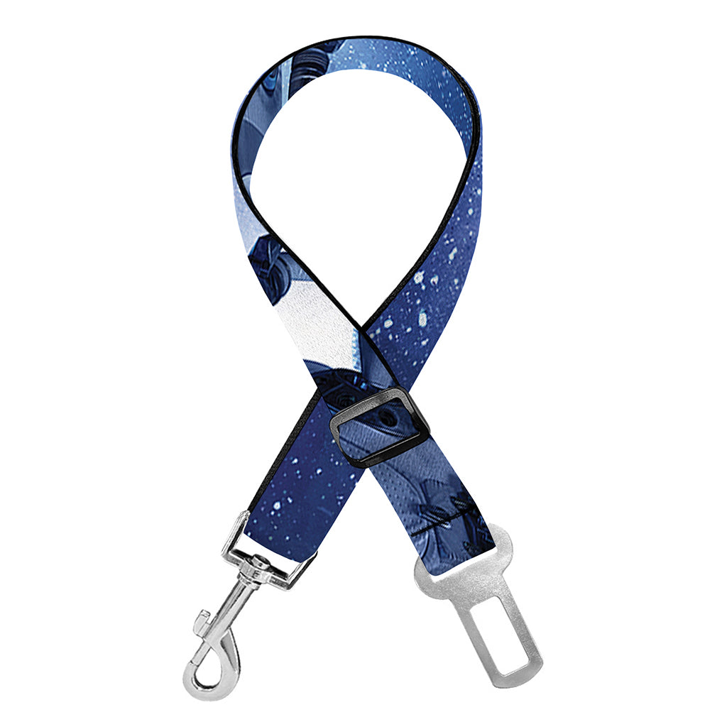 Astronaut On Space Mission Print Dog Seat Belt