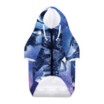 Astronaut On Space Mission Print Dog Zip Up Hoodie