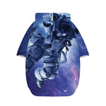 Astronaut On Space Mission Print Dog Zip Up Hoodie