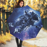 Astronaut On Space Mission Print Foldable Umbrella