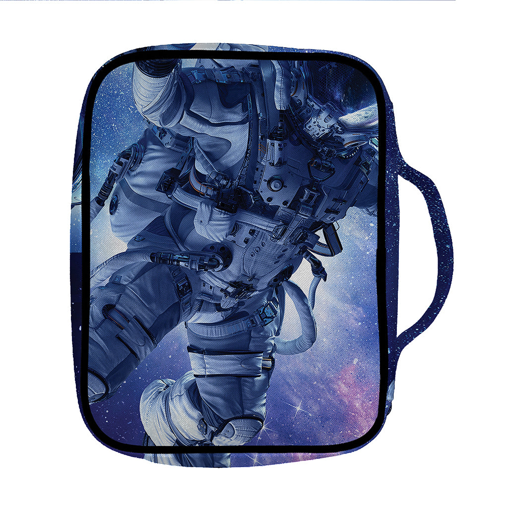 Astronaut On Space Mission Print Front Pocket Bible Bag