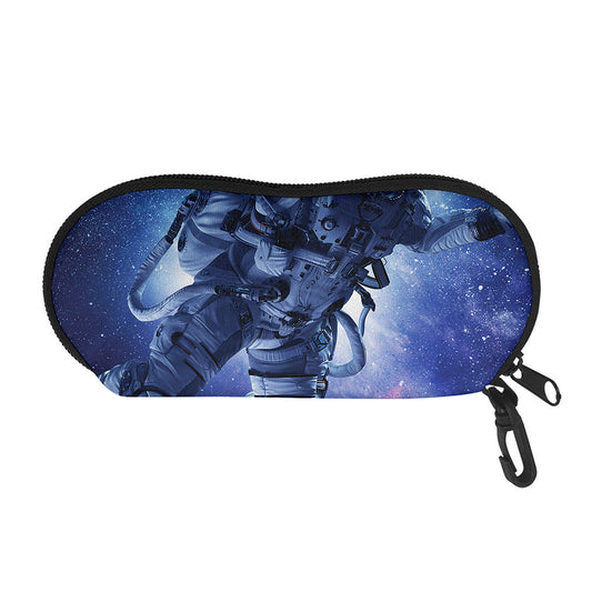 Astronaut On Space Mission Print Glasses Case