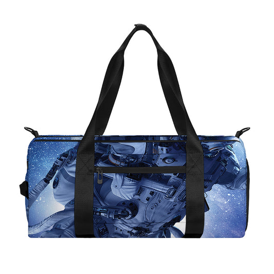 Astronaut On Space Mission Print Gym Bag