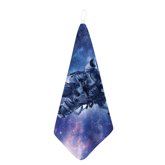 Astronaut On Space Mission Print Hand Towel