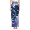 Astronaut On Space Mission Print High Slit Maxi Skirt