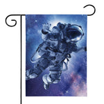 Astronaut On Space Mission Print House Flag