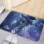Astronaut On Space Mission Print Indoor Door Mat
