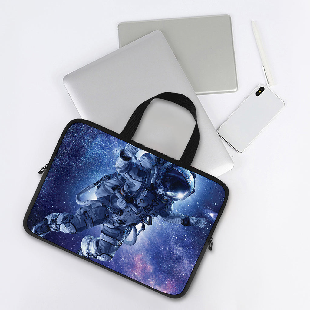 Astronaut On Space Mission Print Laptop Sleeve With Handle