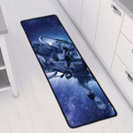 Astronaut On Space Mission Print Long Kitchen Mat