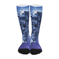 Astronaut On Space Mission Print Long Socks