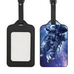 Astronaut On Space Mission Print Luggage Tag