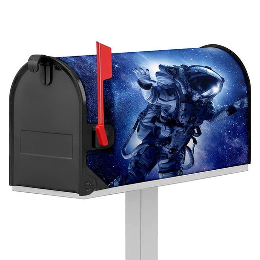 Astronaut On Space Mission Print Mailbox Cover