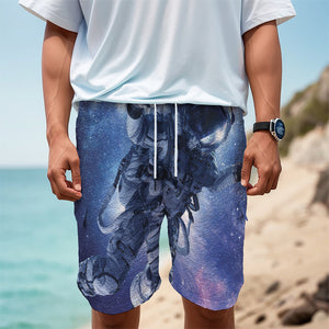 Astronaut On Space Mission Print Men's Cargo Shorts