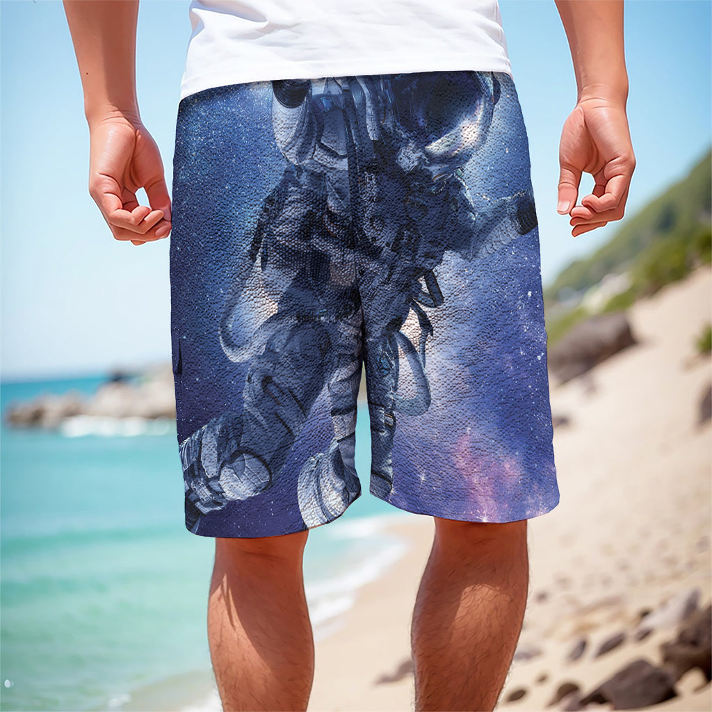 Astronaut On Space Mission Print Men's Cargo Shorts