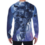 Astronaut On Space Mission Print Men's Long Sleeve T-Shirt