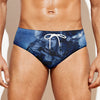 Astronaut On Space Mission Print Men's Swim Briefs