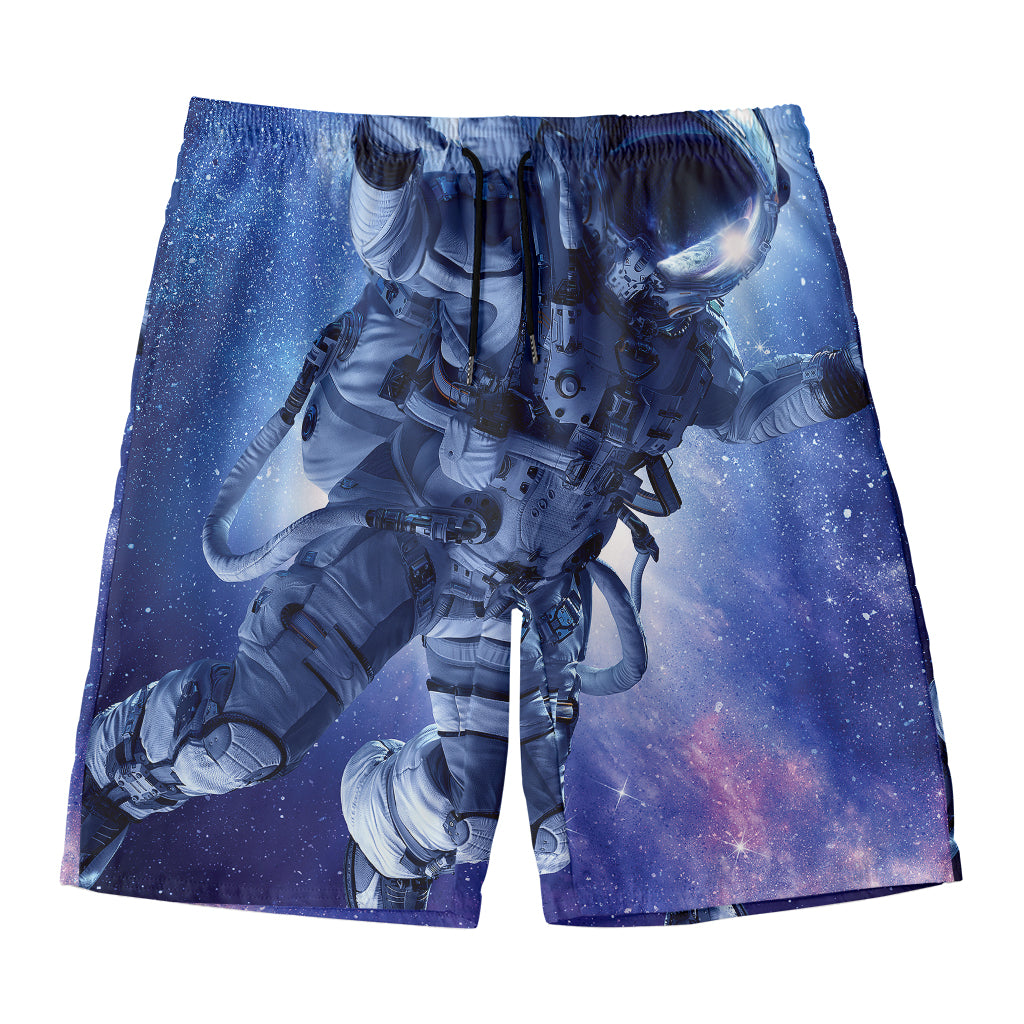 Astronaut On Space Mission Print Men's Swim Trunks