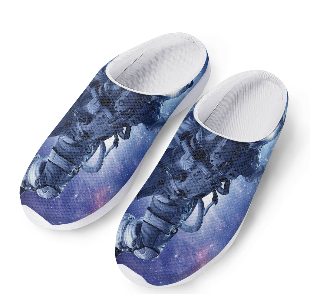 Astronaut On Space Mission Print Mesh Casual Shoes