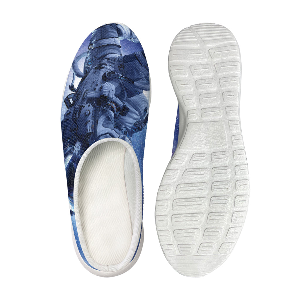 Astronaut On Space Mission Print Mesh Casual Shoes